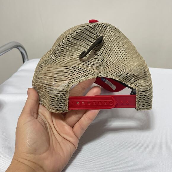 Georgia Bulldogs Collage Hat Mens Red Snapback Adjustable Trucker Cap '47 Brand - Picture 5 of 7